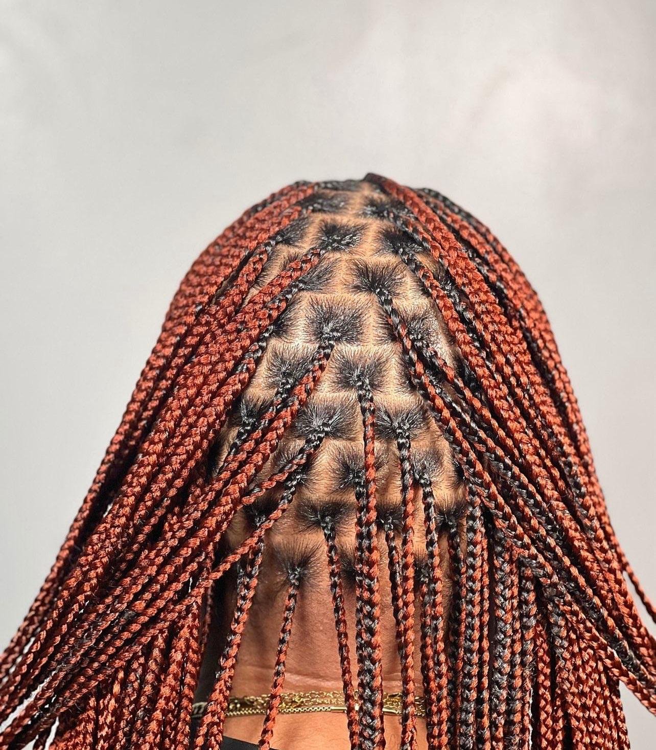 Knotless Braids by Melforce Hair Shine